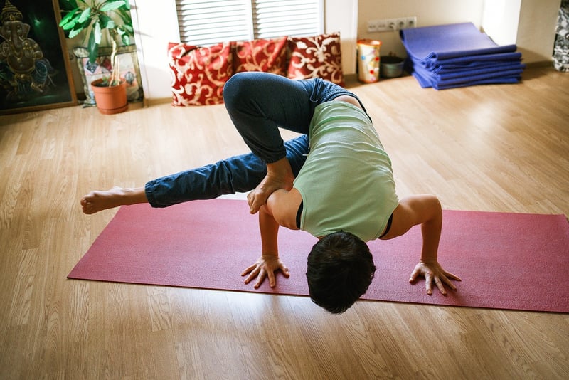 Yoga breathing exercise